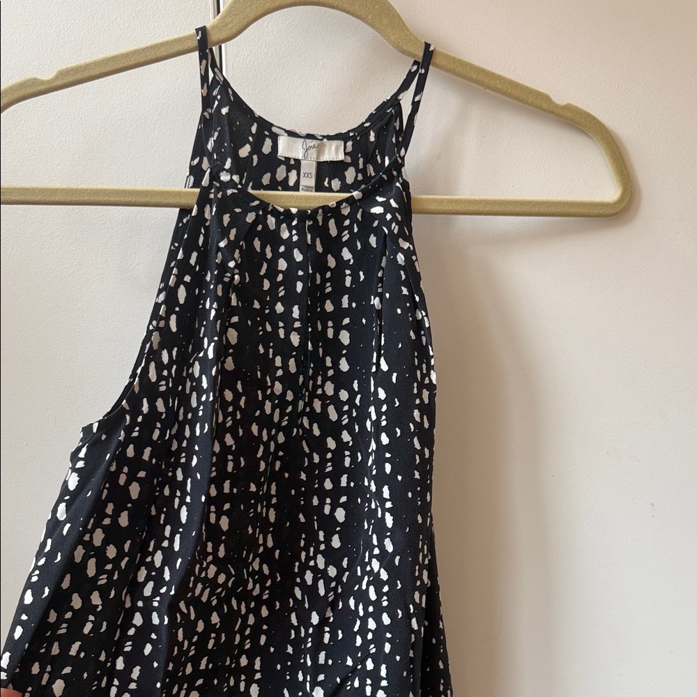 Joie Black and White Patterned Women's Top